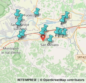 Mappa 56028 San Miniato PI, Italia (3.89467)