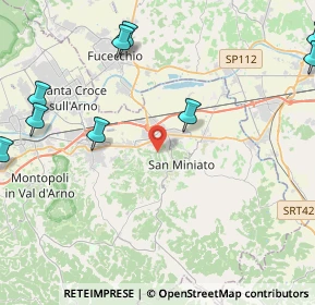 Mappa 56028 San Miniato PI, Italia (6.73273)