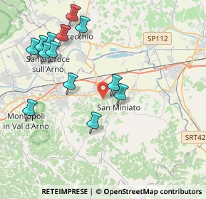 Mappa 56028 San Miniato PI, Italia (4.52923)