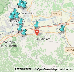 Mappa 56028 San Miniato PI, Italia (5.46154)
