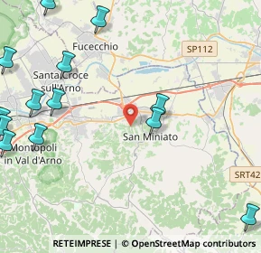 Mappa 56028 San Miniato PI, Italia (7.393)