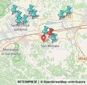 Mappa 56028 San Miniato PI, Italia (4.60545)