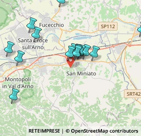 Mappa 56028 San Miniato PI, Italia (4.73833)