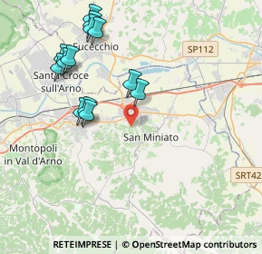 Mappa 56028 San Miniato PI, Italia (4.38077)