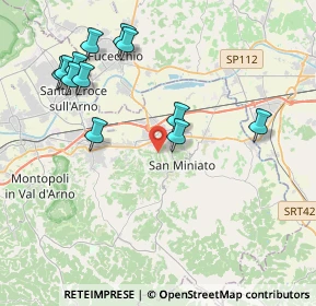 Mappa 56028 San Miniato PI, Italia (4.485)