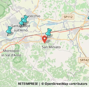 Mappa 56028 San Miniato PI, Italia (7.66364)