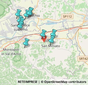 Mappa 56028 San Miniato PI, Italia (4.15182)