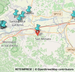 Mappa 56028 San Miniato PI, Italia (7.14)