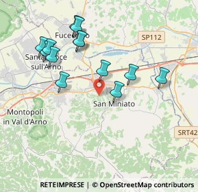 Mappa 56028 San Miniato PI, Italia (3.99462)