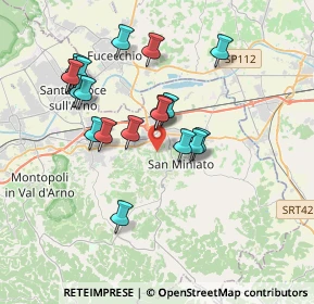 Mappa 56028 San Miniato PI, Italia (3.583)