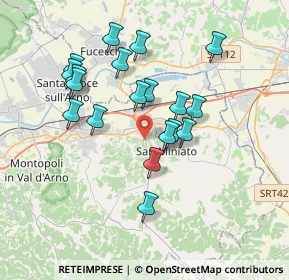 Mappa 56028 San Miniato PI, Italia (3.40842)