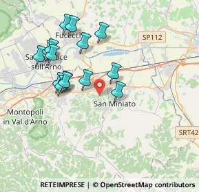 Mappa 56028 San Miniato PI, Italia (3.74867)