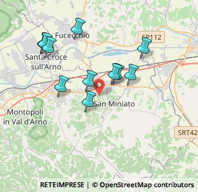 Mappa 56028 San Miniato PI, Italia (3.40091)