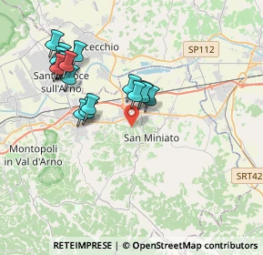 Mappa 56028 San Miniato PI, Italia (3.90526)