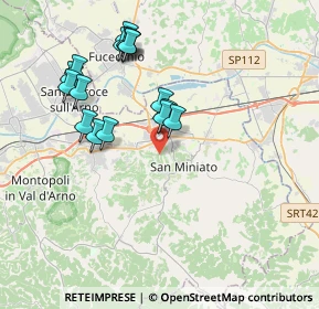 Mappa 56028 San Miniato PI, Italia (3.825)
