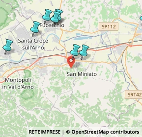 Mappa 56028 San Miniato PI, Italia (5.95455)