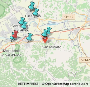 Mappa 56028 San Miniato PI, Italia (4.54182)