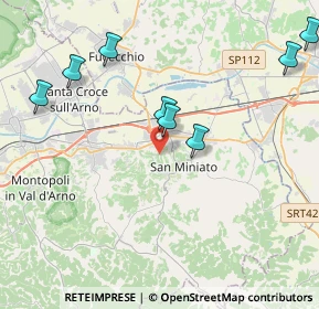 Mappa 56028 San Miniato PI, Italia (6.56846)