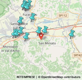 Mappa 56028 San Miniato PI, Italia (4.83857)