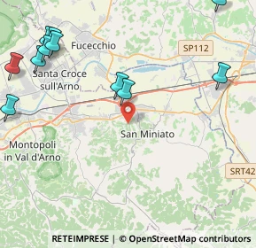 Mappa 56028 San Miniato PI, Italia (6.00455)