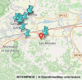 Mappa 56028 San Miniato PI, Italia (4.47615)