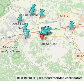 Mappa 56028 San Miniato PI, Italia (3.19667)