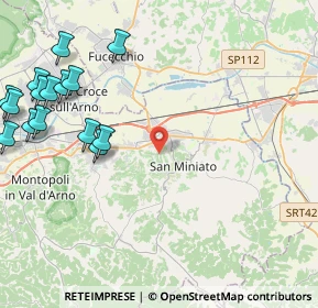 Mappa 56028 San Miniato PI, Italia (5.94667)