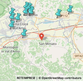Mappa 56028 San Miniato PI, Italia (5.96333)
