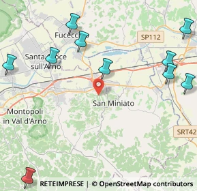 Mappa 56028 San Miniato PI, Italia (6.24545)