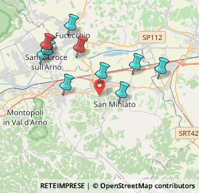 Mappa 56028 San Miniato PI, Italia (4.01545)