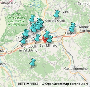 Mappa 56028 San Miniato PI, Italia (6.40167)