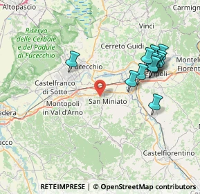 Mappa 56028 San Miniato PI, Italia (8.30357)