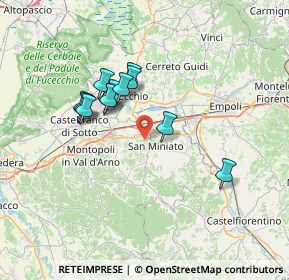 Mappa 56028 San Miniato PI, Italia (5.98)