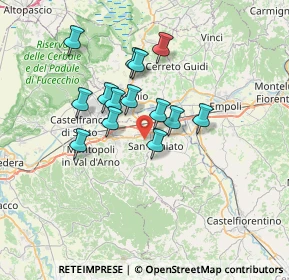 Mappa 56028 San Miniato PI, Italia (5.73857)