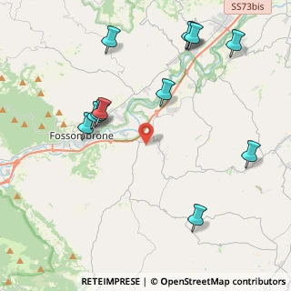 Mappa Via Fontanelle, 61040 Sant'ippolito PU, Italia (5.055)