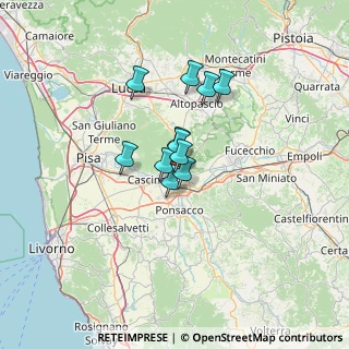 Mappa Via Giuseppe Garibaldi, 56012 Calcinaia PI, Italia (8.43182)