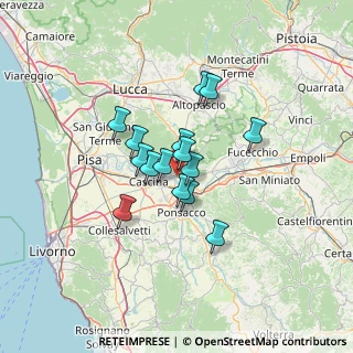 Mappa Via Giuseppe Garibaldi, 56012 Calcinaia PI, Italia (9.40267)