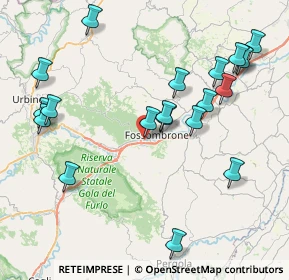 Mappa Via Lazio, 61034 Fossombrone PU, Italia (9.3585)