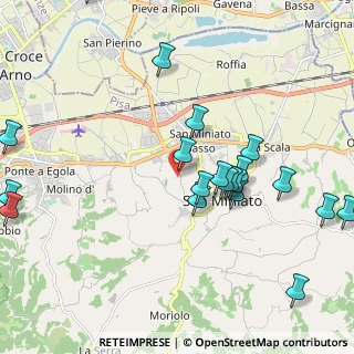 Mappa Via delle Casine, 56028 San Miniato PI, Italia (2.435)
