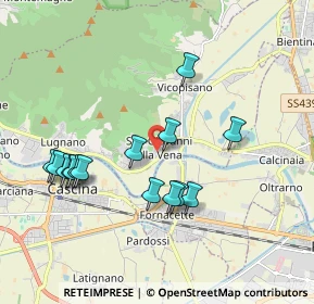 Mappa Piazza della Repubblica, 56010 Vicopisano PI, Italia (1.93533)