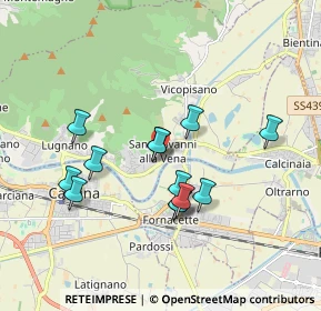 Mappa Piazza della Repubblica, 56010 Vicopisano PI, Italia (1.63385)