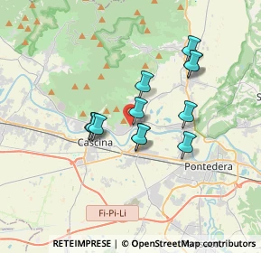 Mappa Piazza della Repubblica, 56010 Vicopisano PI, Italia (2.83833)