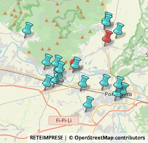 Mappa Piazza della Repubblica, 56010 Vicopisano PI, Italia (3.94278)