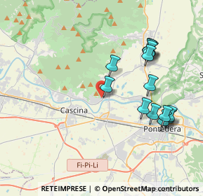 Mappa Piazza della Repubblica, 56010 Vicopisano PI, Italia (4.12071)