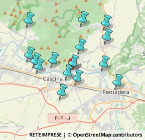 Mappa Piazza della Repubblica, 56010 Vicopisano PI, Italia (3.64267)