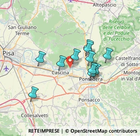 Mappa Piazza della Repubblica, 56010 Vicopisano PI, Italia (5.49727)