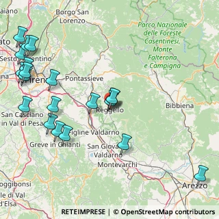Mappa Piazza Potente, 50066 Reggello FI, Italia (22.1195)