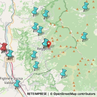 Mappa Località Pontifogno Fabbriche, 50066 Reggello FI, Italia (5.77625)