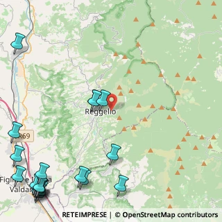 Mappa Località Pontifogno Fabbriche, 50066 Reggello FI, Italia (7.3615)