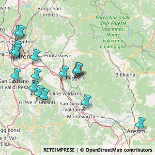 Mappa Località Pontifogno Fabbriche, 50066 Reggello FI, Italia (21.44722)